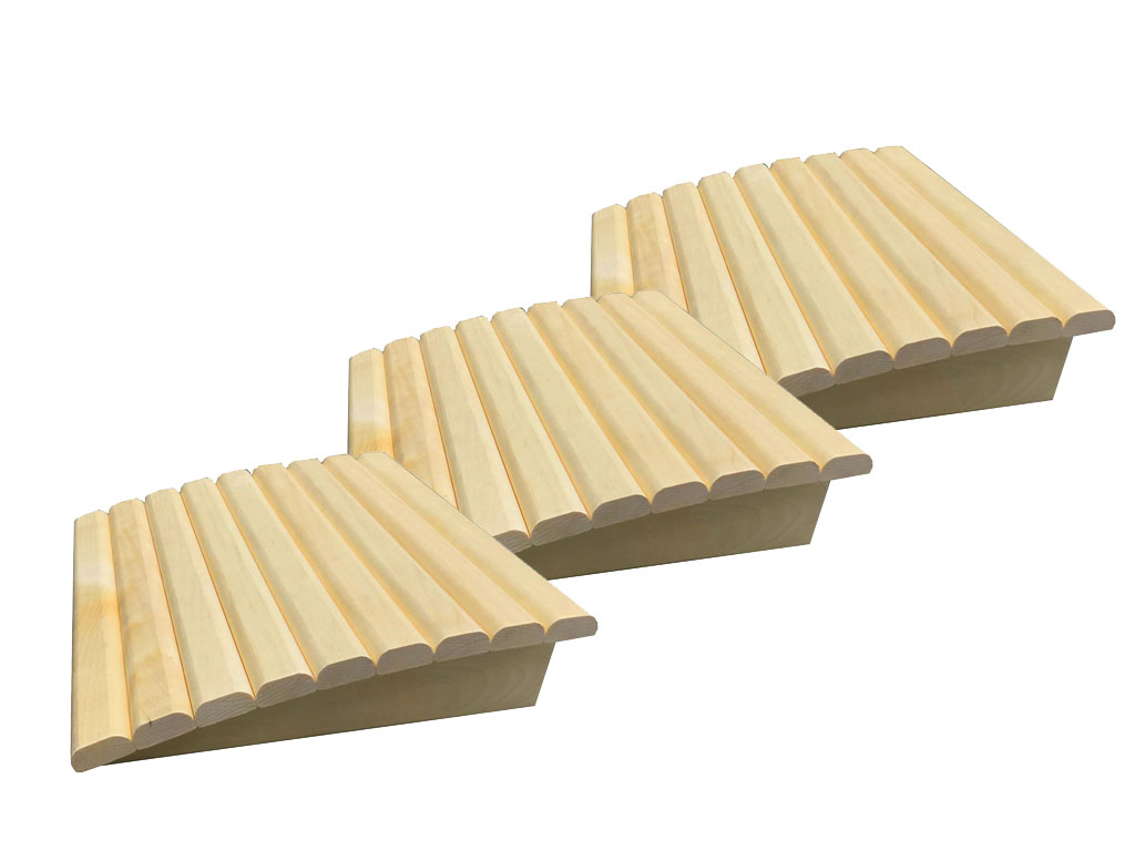 Karibu Sauna Kopfstütze Premium 3er Sparset