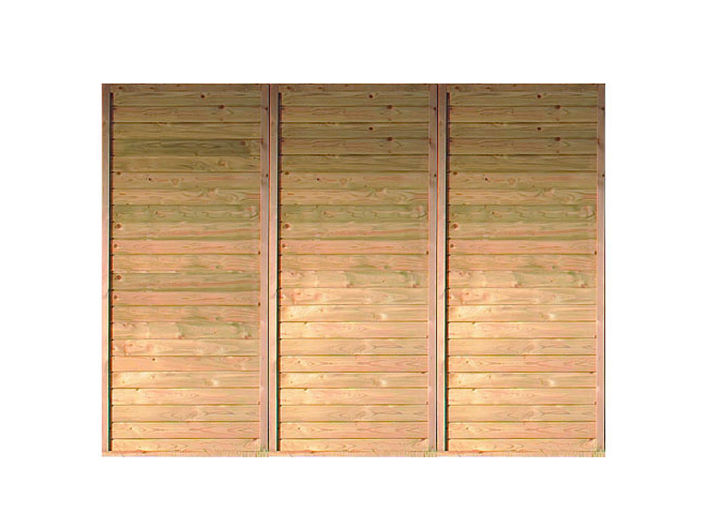 Rückwand für Einzelcarport