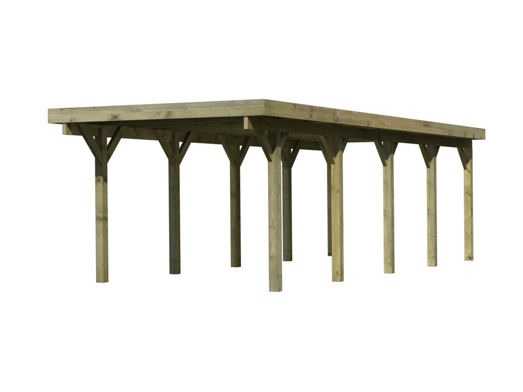 Karibu CLASSIC Einzel Carport 3