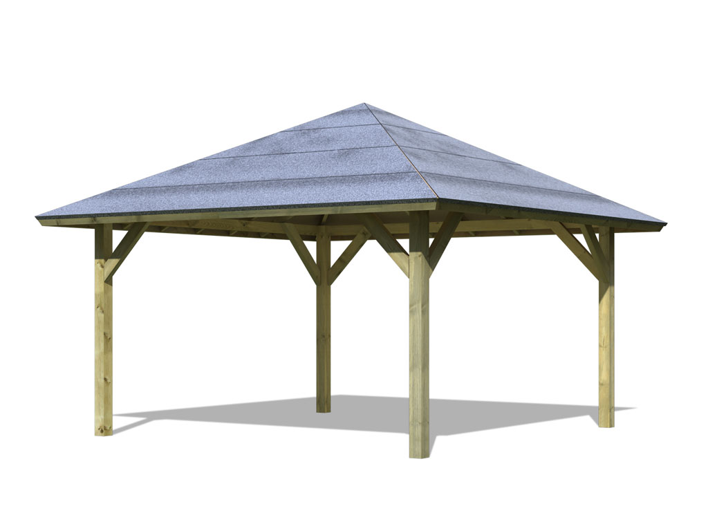 Karibu Pavillon Carport Kirn 1