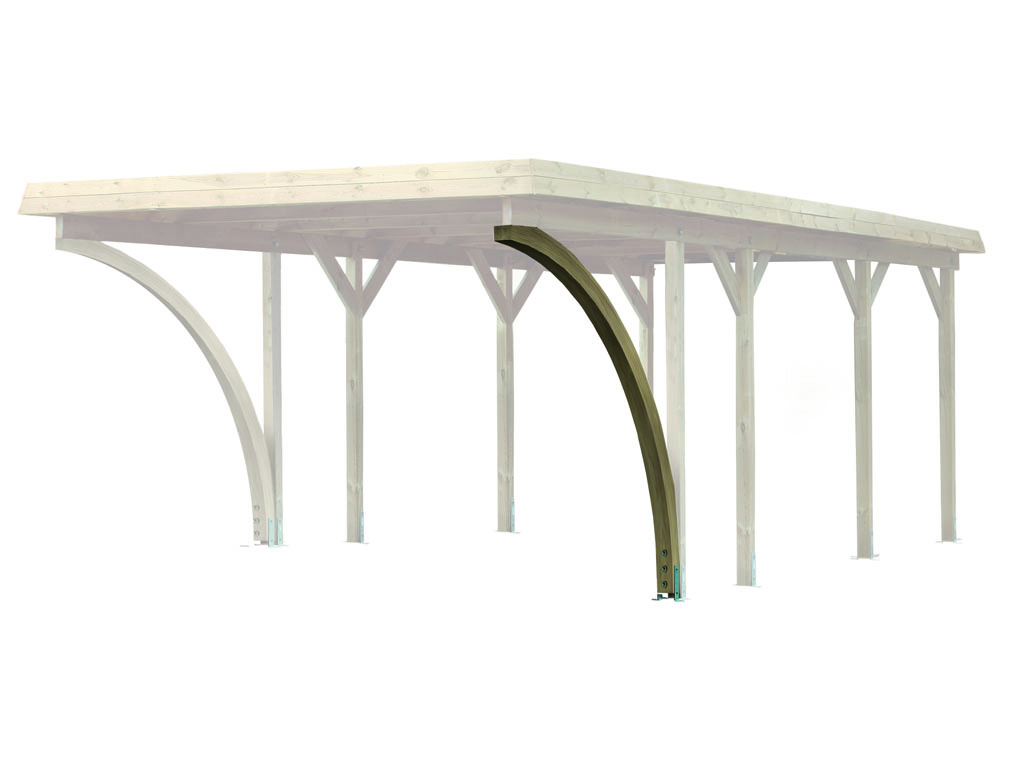 Carport Einfahrtsbogen 12 x 12 cm
