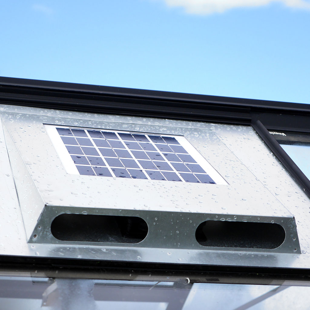 Vitavia Solardachlüfter für Gewächshaus
