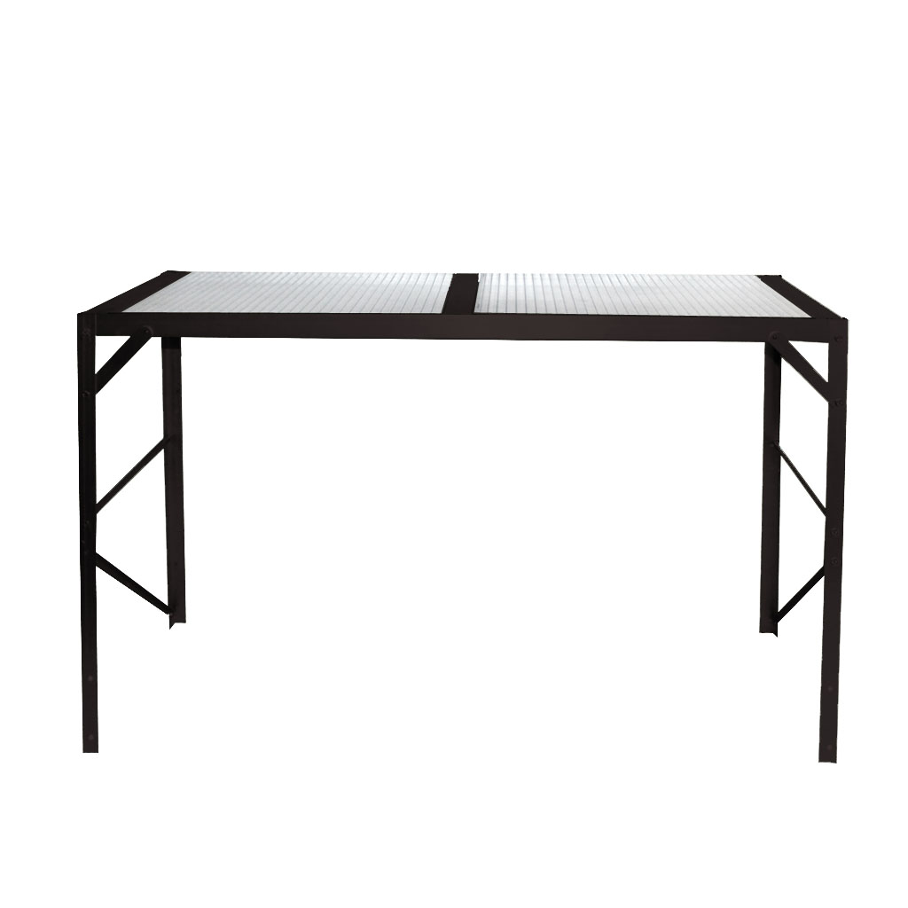 Vitavia HKP Aluminium Tisch für Gewächshauser 1 Ablage schwarz