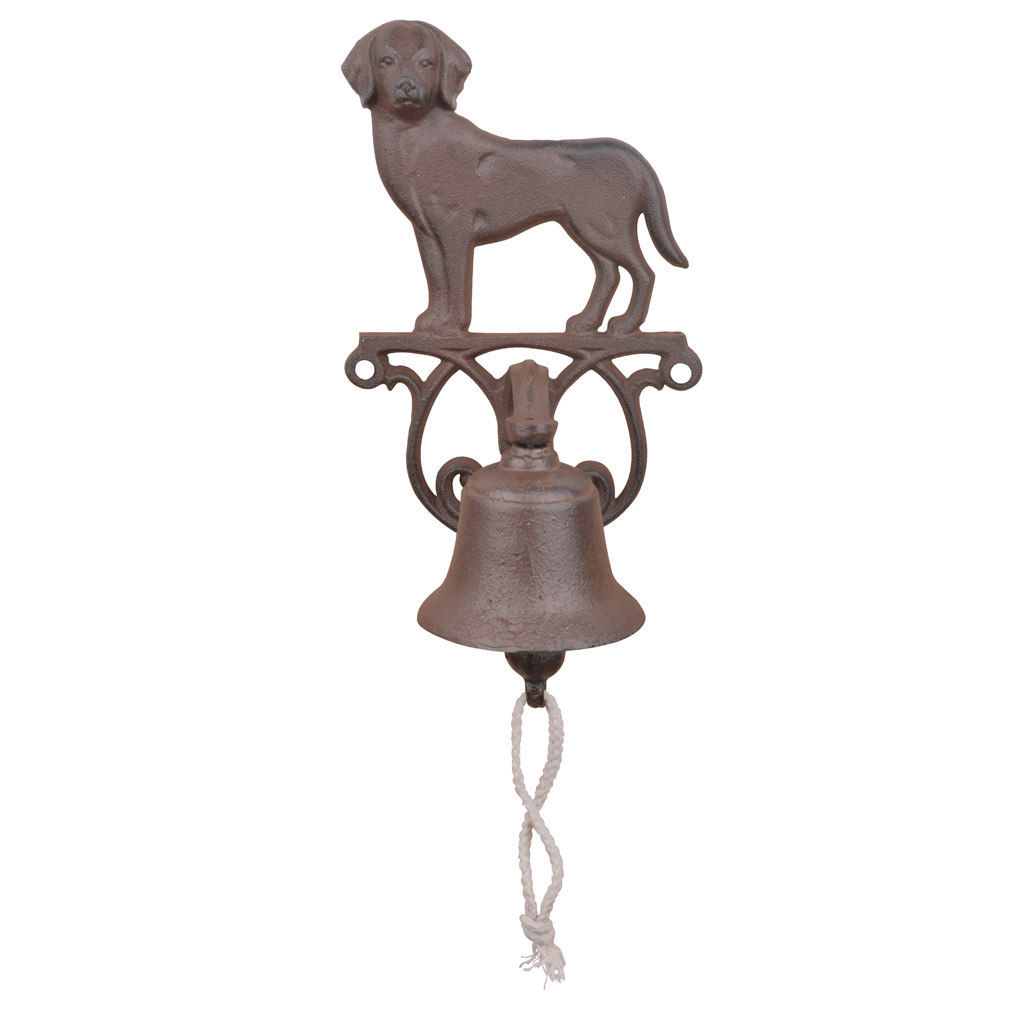nostalgischer Türglocke Hund