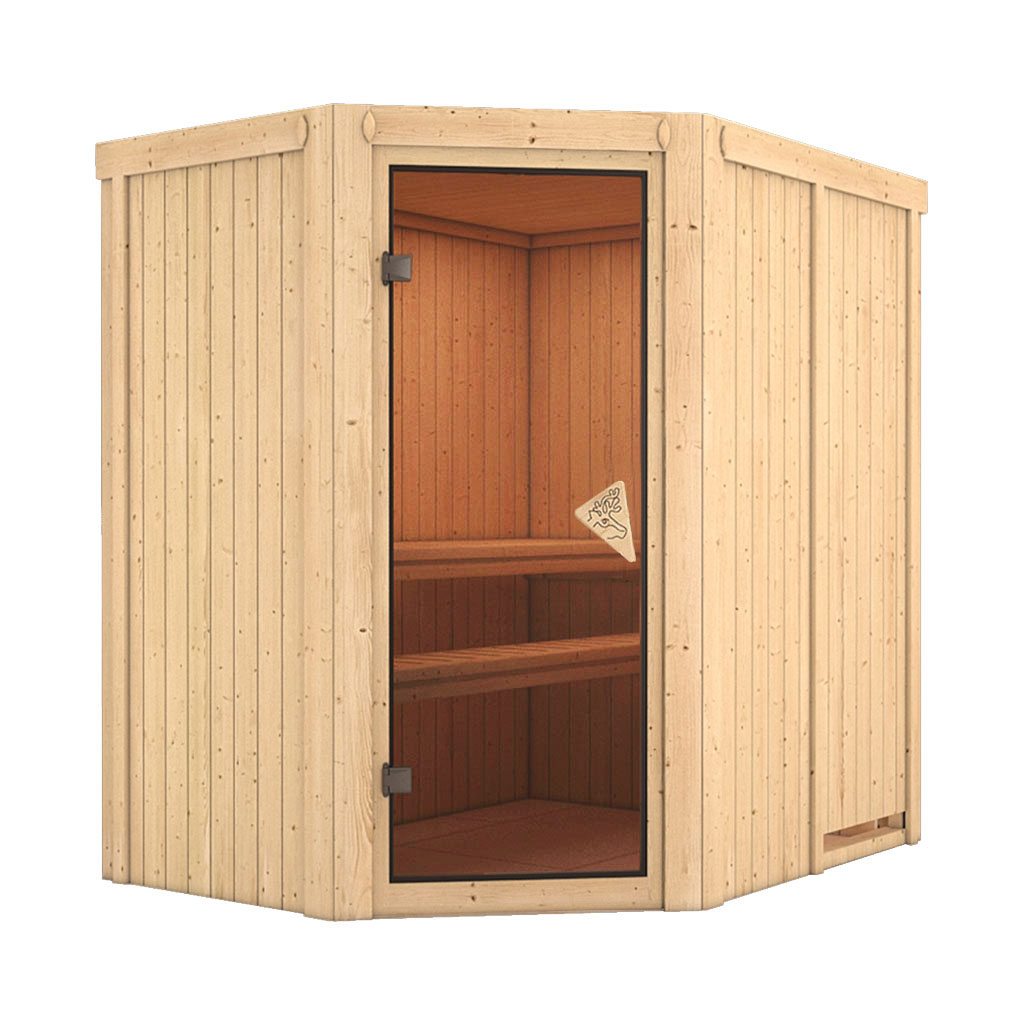 Karibu 68 mm System Sauna Carin