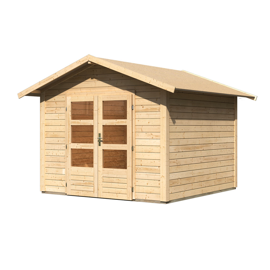 Karibu 28 mm Gartenhaus Talkau 6