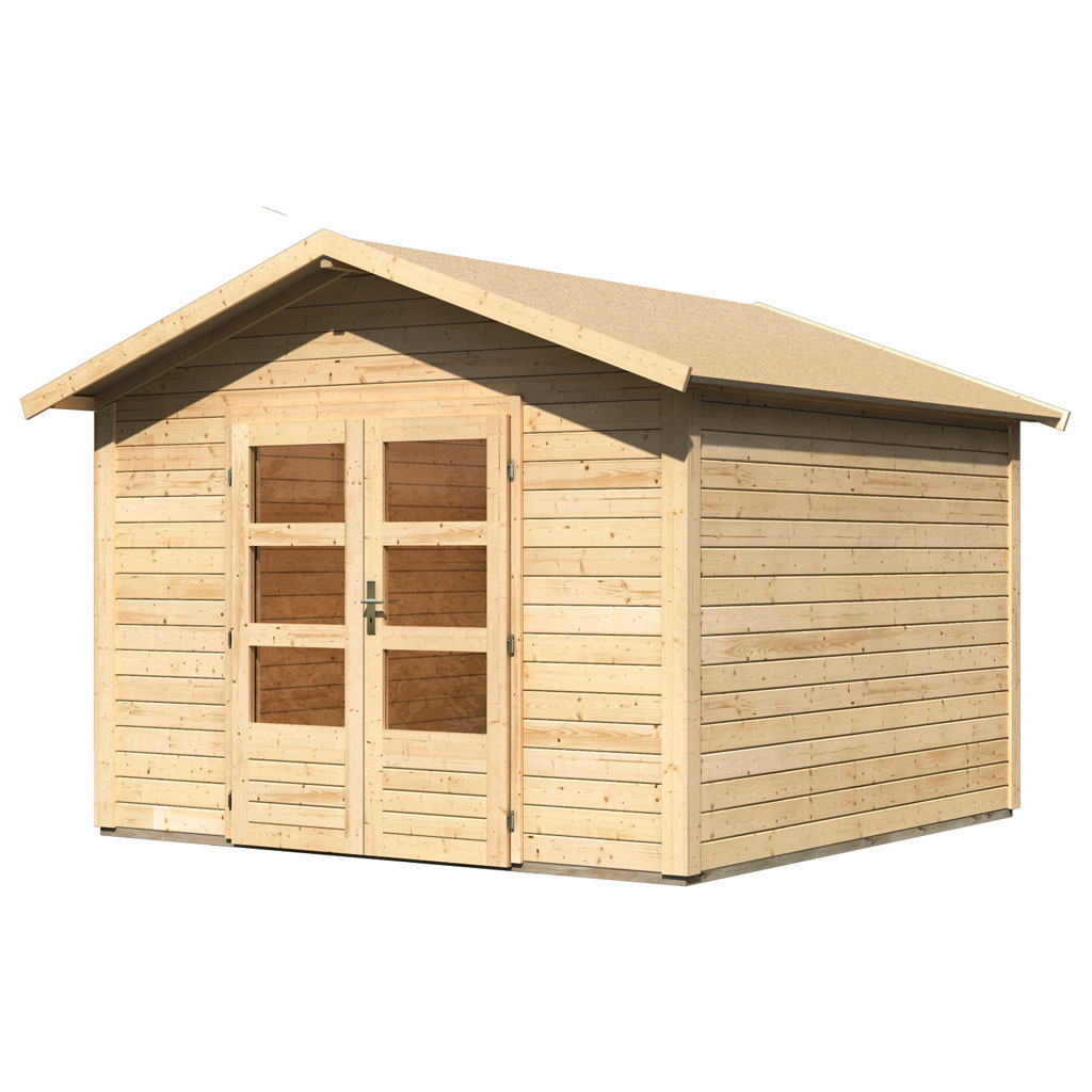 Karibu 28 mm Gartenhaus Talkau 8