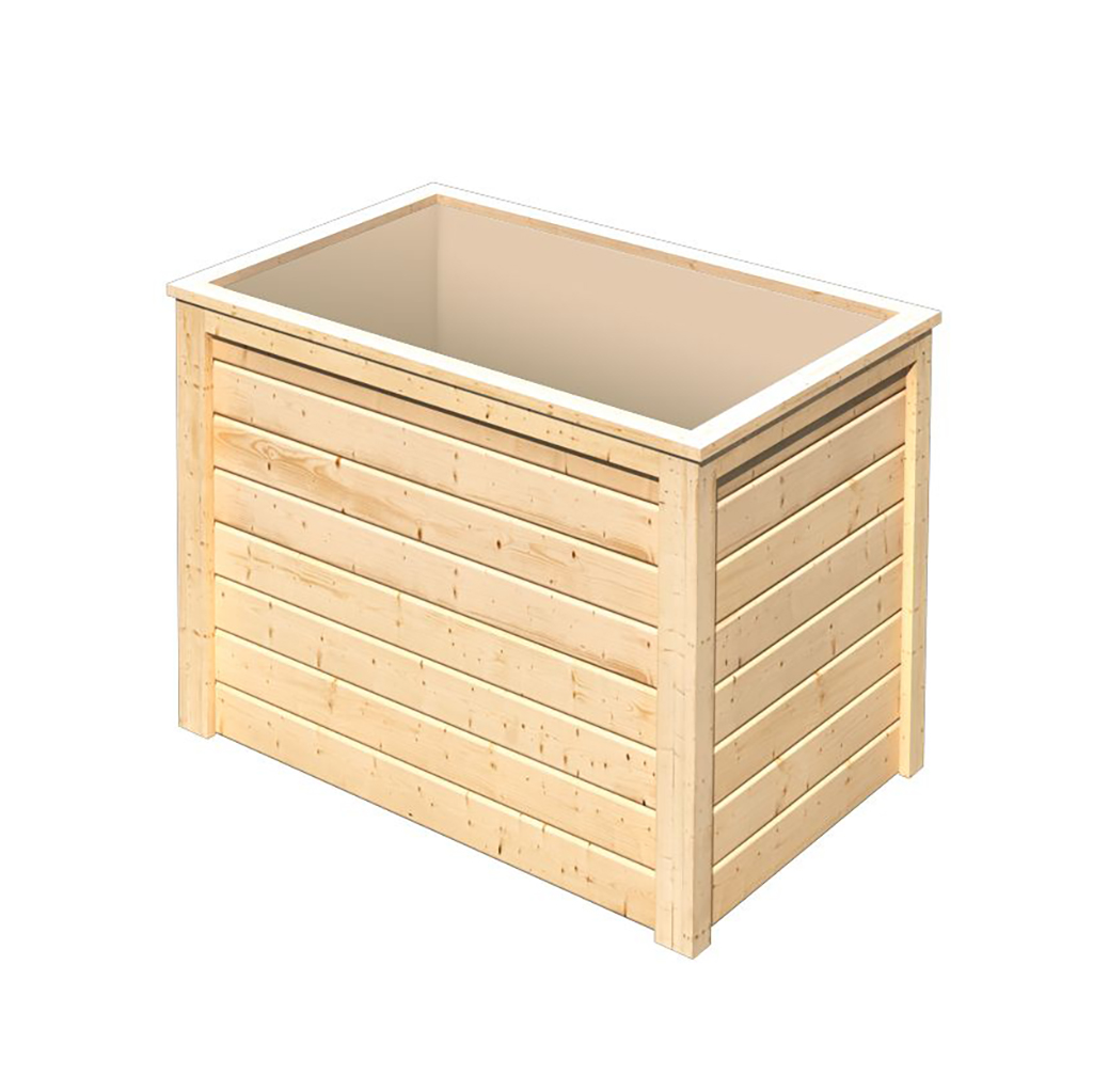 Karibu 19 mm Hochbeet 0 naturbelassen