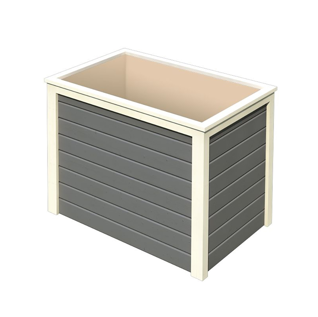 Karibu 19 mm Hochbeet 0 terragrau