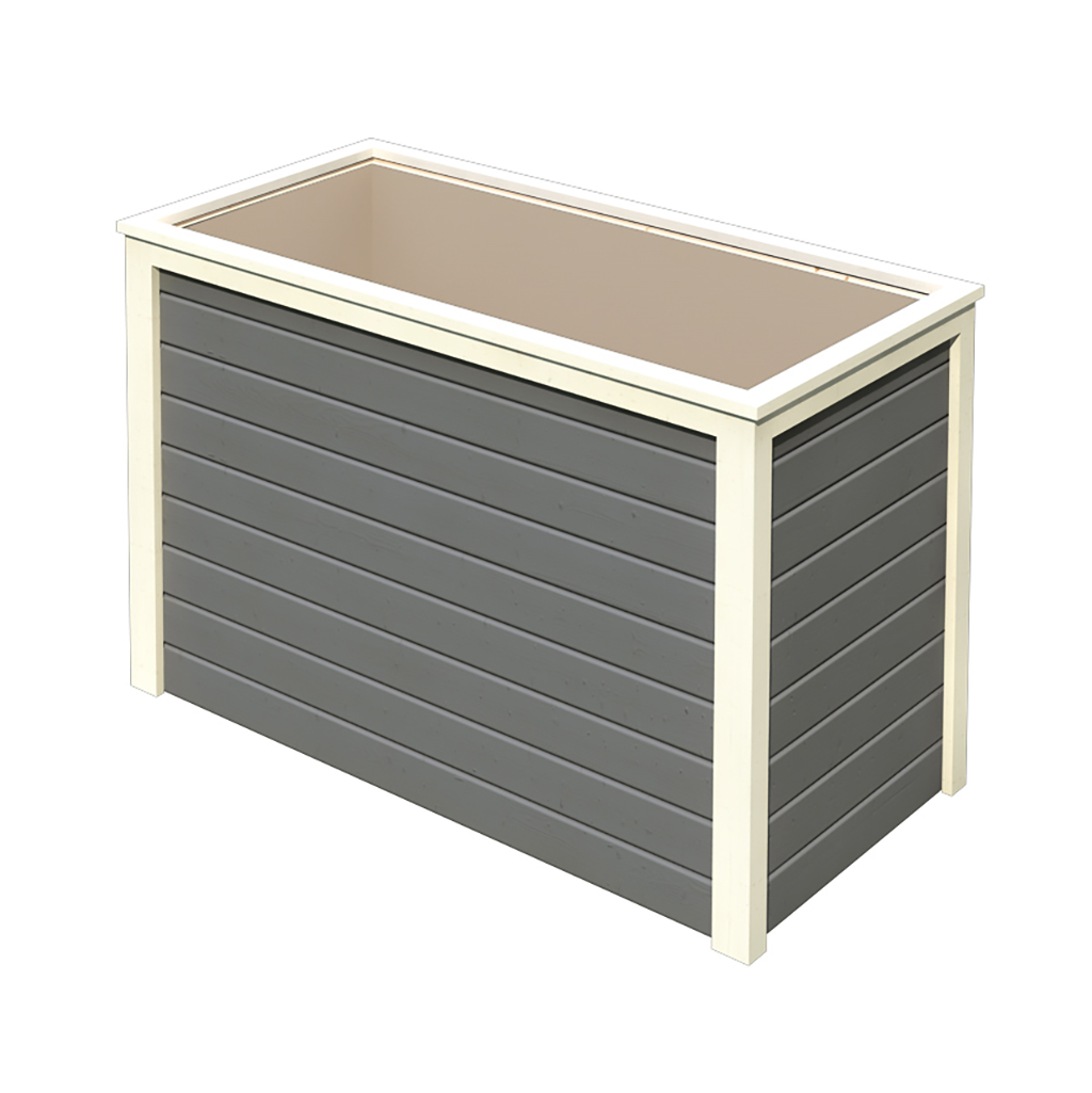 Karibu 19 mm Hochbeet 1 terragrau