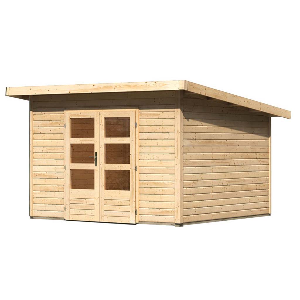 Karibu Pultdach Gartenhaus Northeim 3