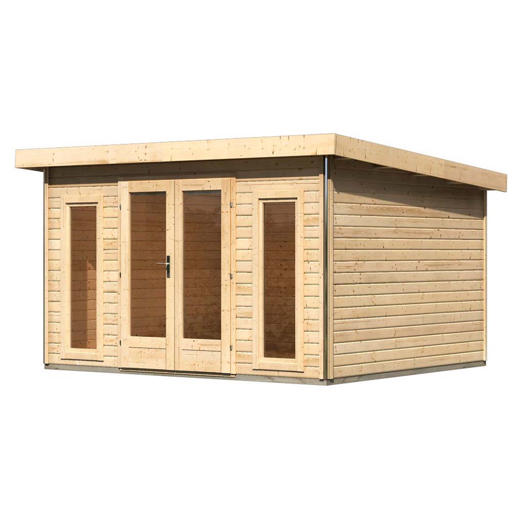 Karibu Pultdach Gartenhaus Radeburg 2