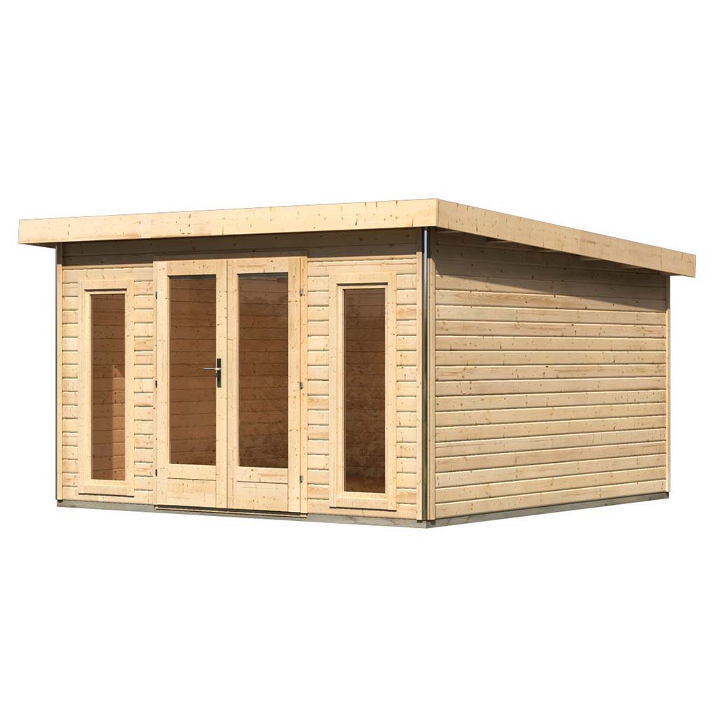 Karibu Pultdach Gartenhaus Radeburg 3