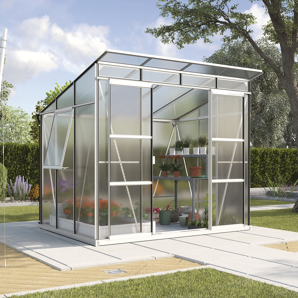 Vitavia Pultdach Gewächshaus Freya