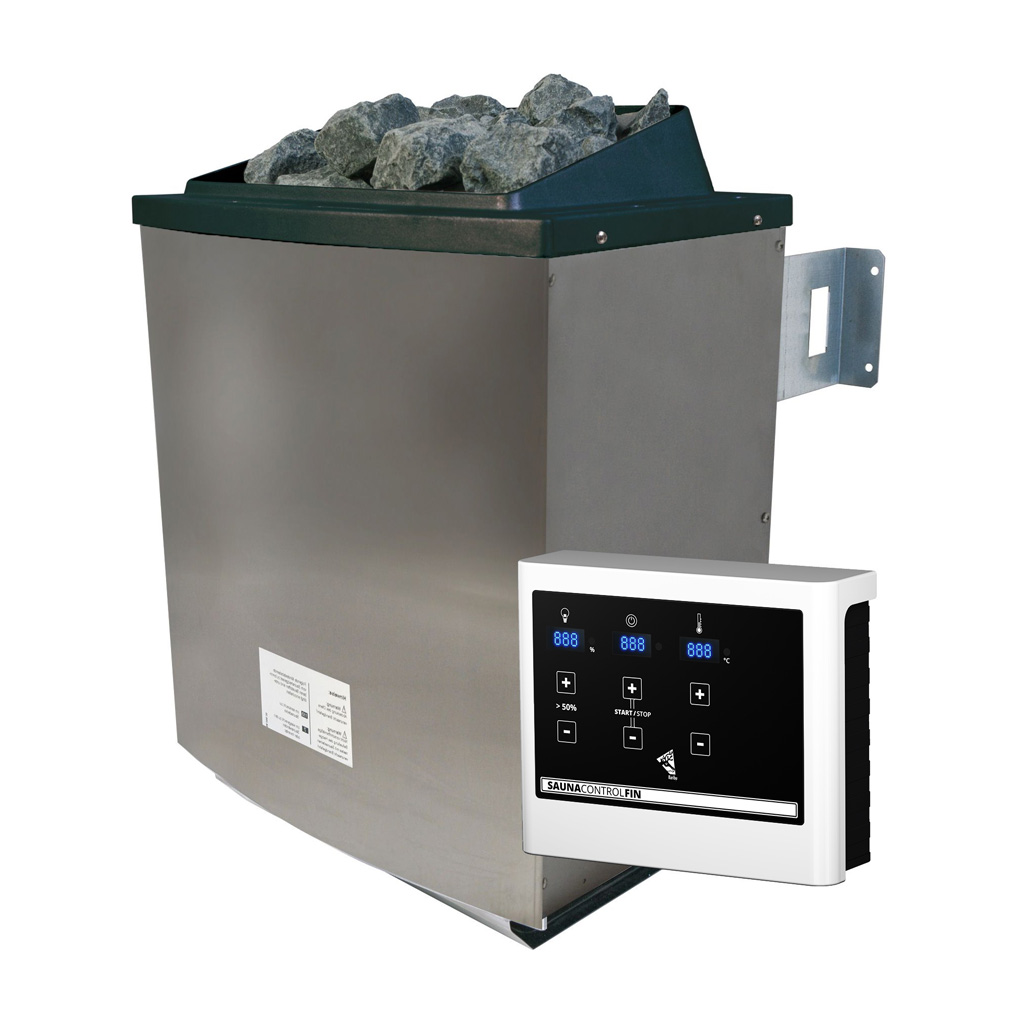 Saunaofen 11 kW mit elektronischer Außensteuerung EASY
