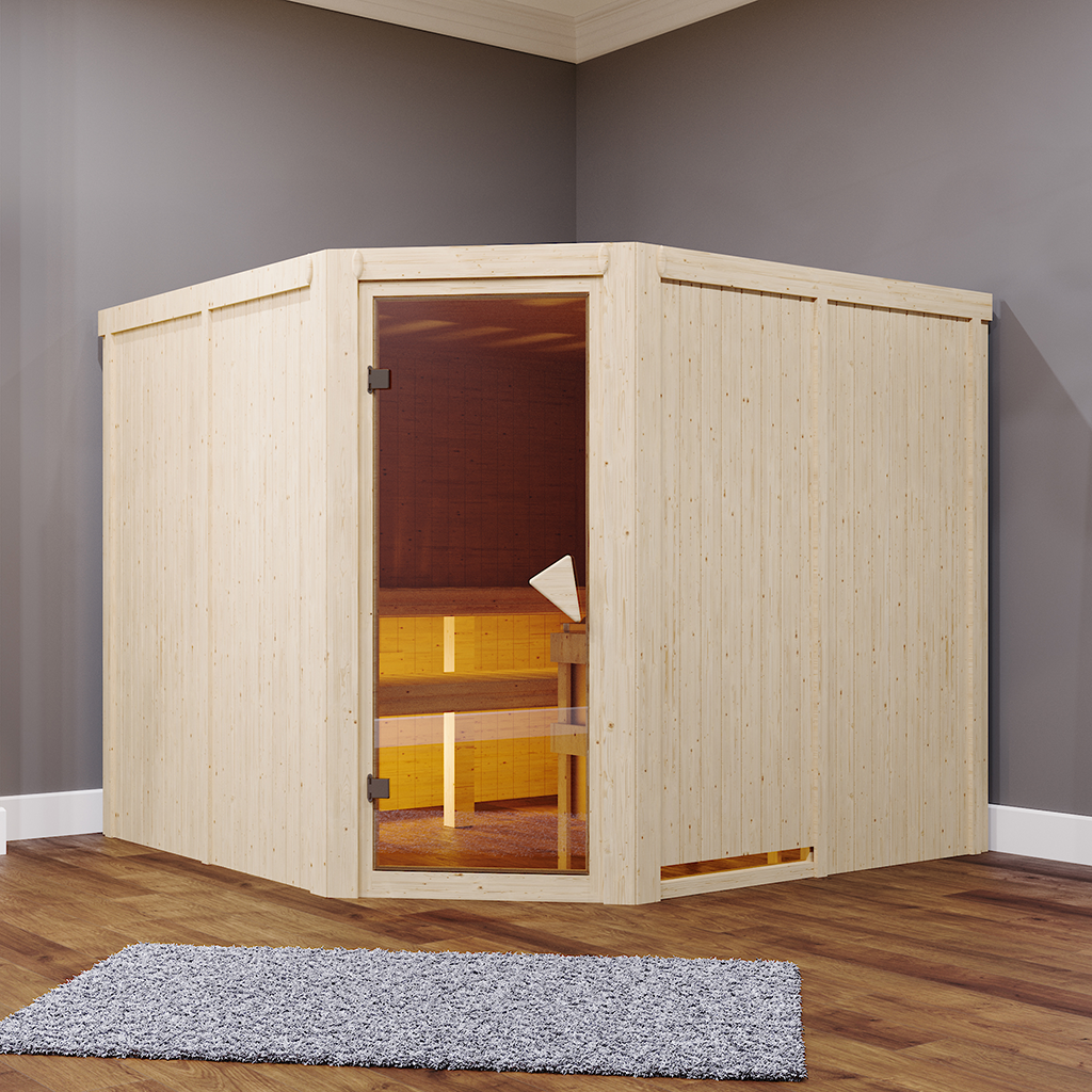 Karibu 68 mm System Sauna Malin