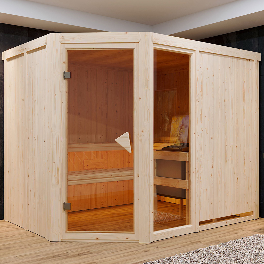 Karibu 68 mmSystem Sauna Fiona 3