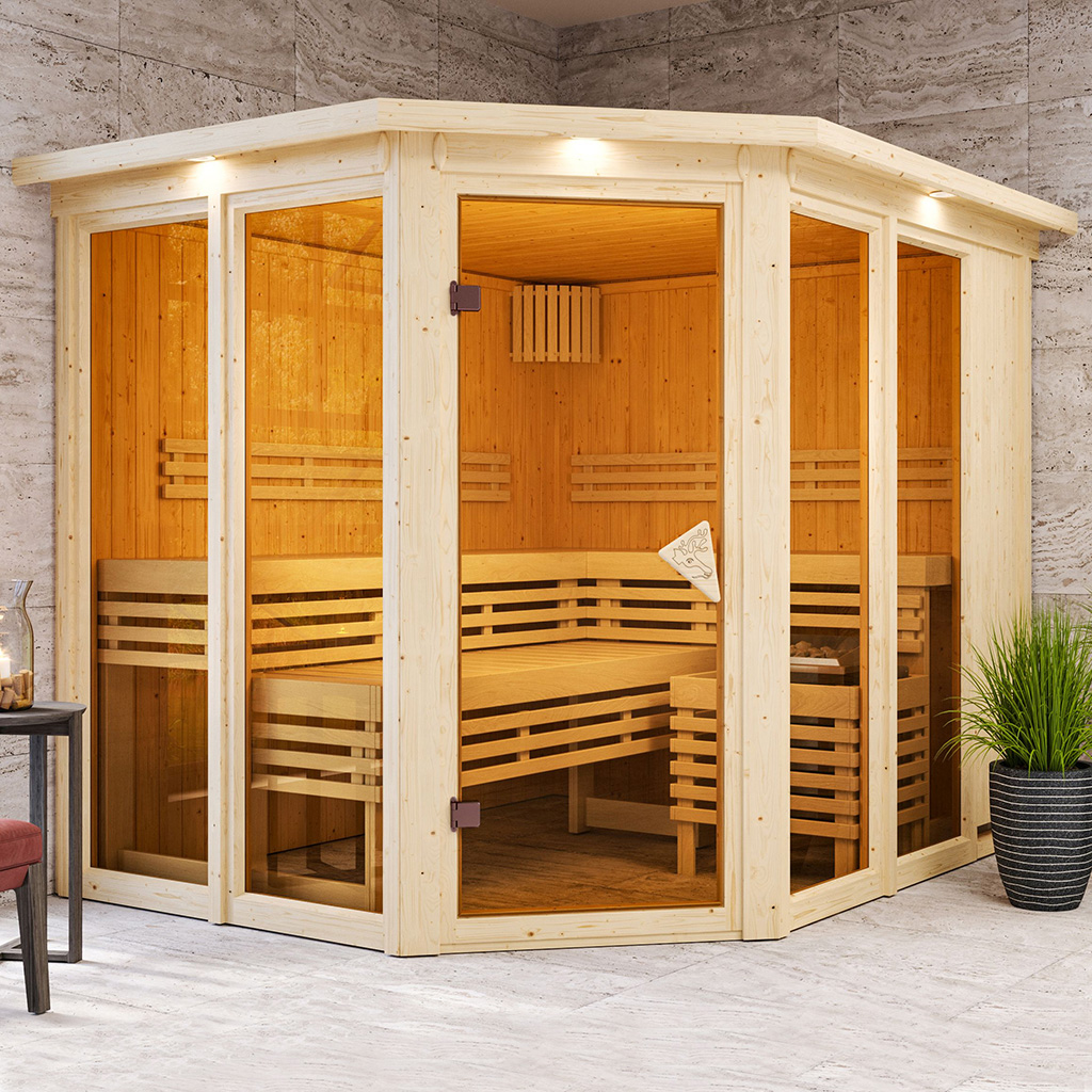 Sparset Karibu 68 mm System Sauna Graham