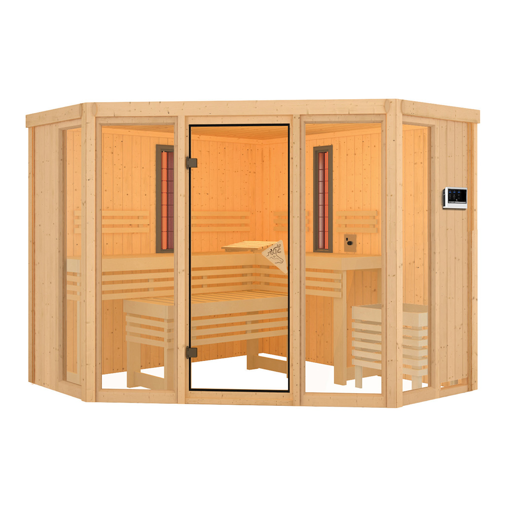 Karibu 68 mm Multifunktions Sauna Asta