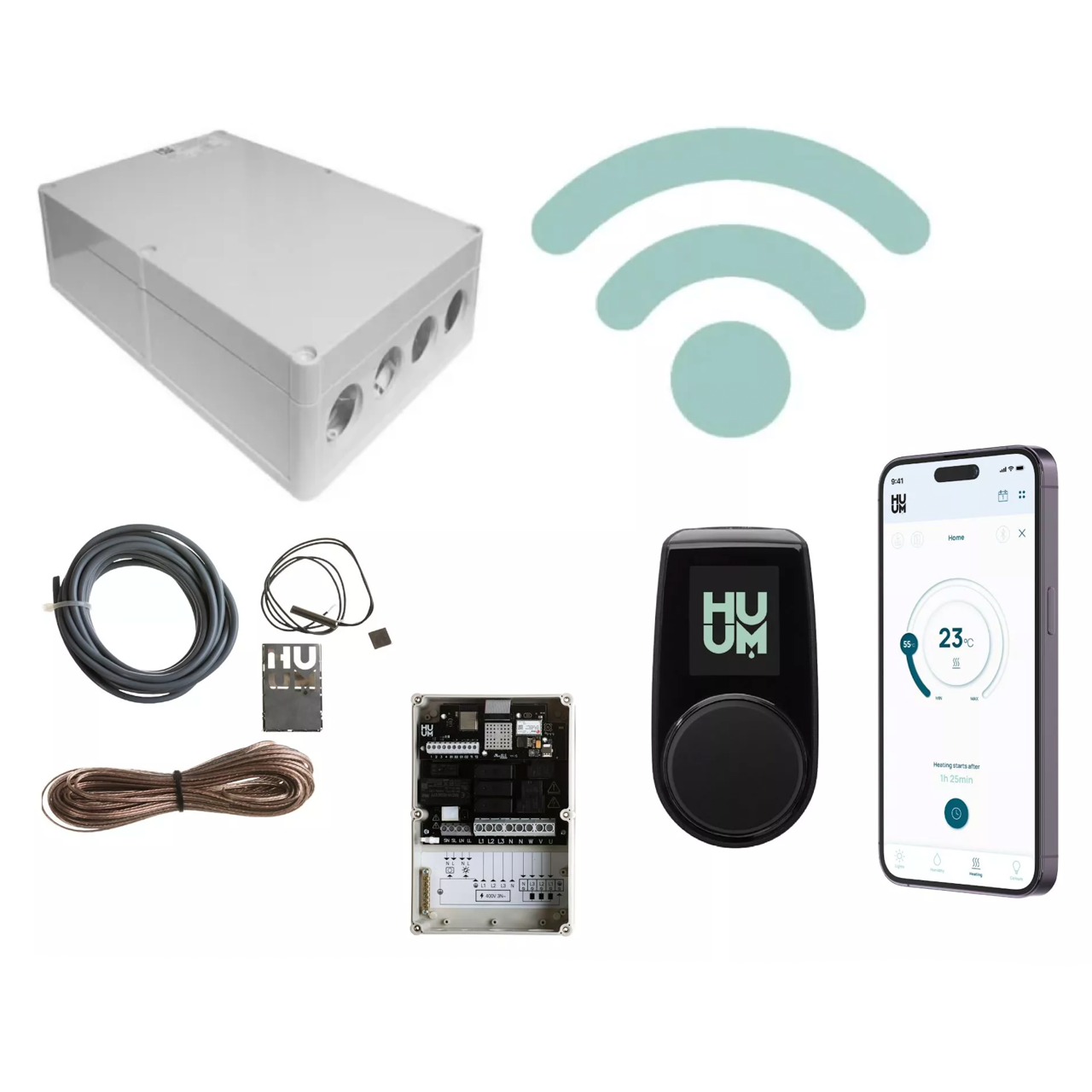 Huum Elektronische Saunaofensteuerung "UKU WIFI" mit App Steuerung