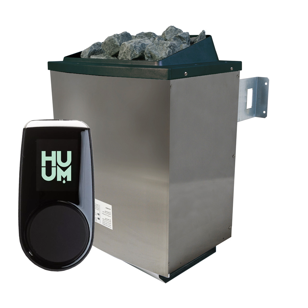 Saunaofen 11 kW mit elektronischer Außensteuerung Huum