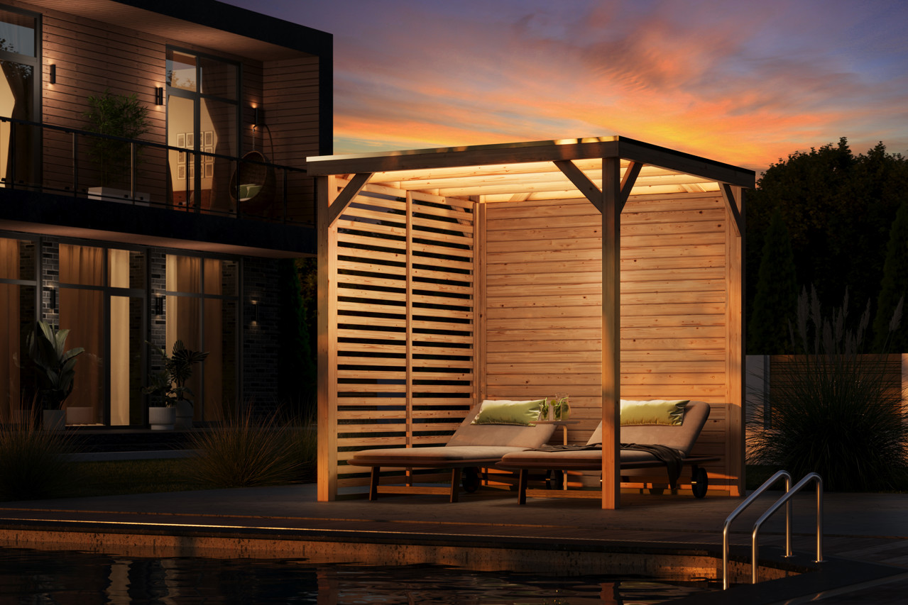 Karibu Cubeco WM Pavillon Außenküche M